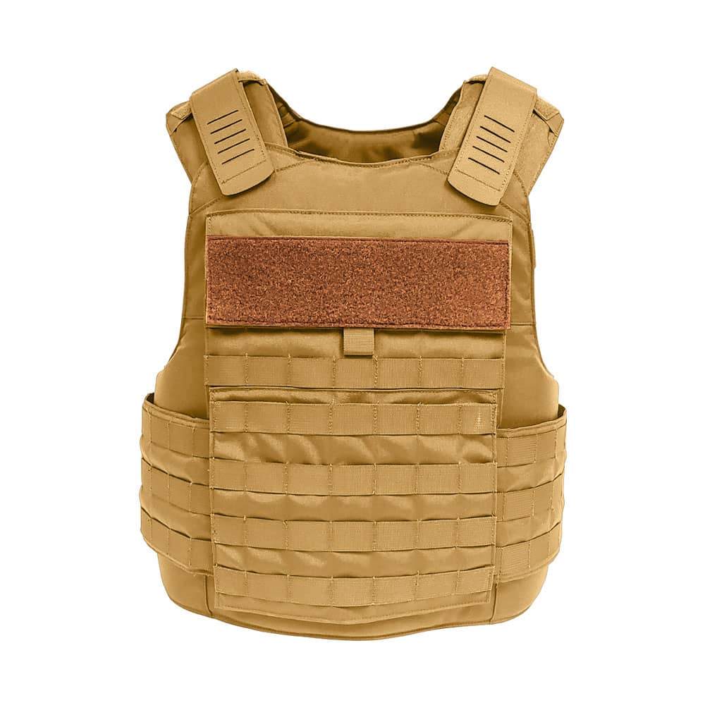 Warrior Full Cut Carrier Coyote Front View