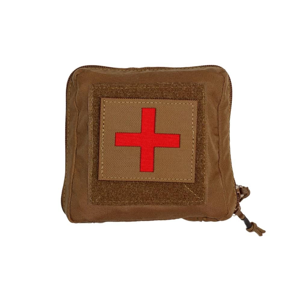 GP 5x5x2 Clamshell EMT Pouch Coyote Front