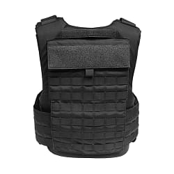 Warrior Full Cut Carrier Black Back View