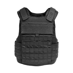Warrior Full Cut Carrier Black Front View