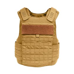 Warrior Full Cut Carrier Coyote Front View