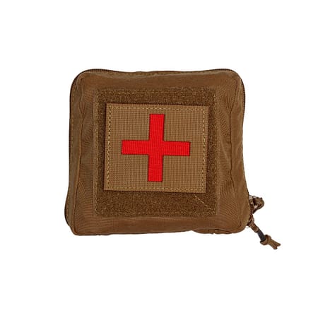 GP 5x5x2 Clamshell EMT Pouch Coyote Front