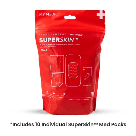 My Medic Superskin Large Bandage 10 Pack